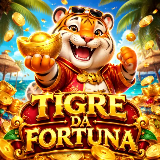 Símbolo do tigre dourado do jogo de slot Fortune Tiger