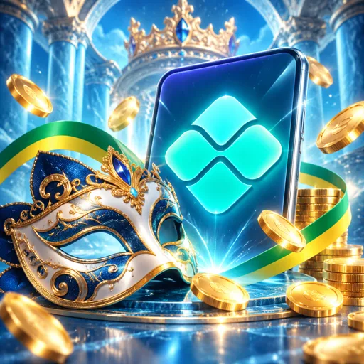 Cartões e QR Code de pagamento em tela de celular